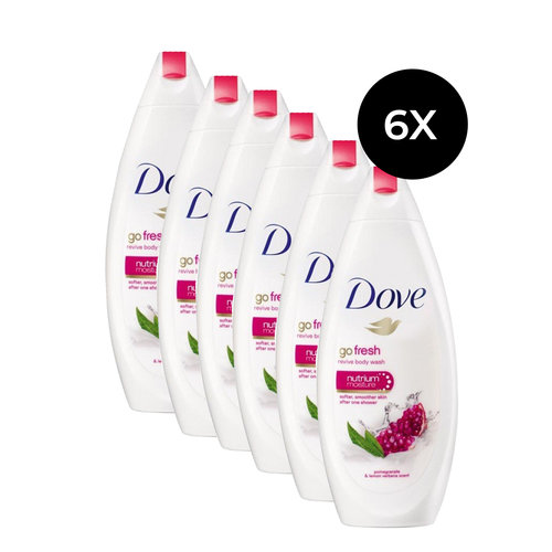 Dove Go Fresh Revive Body Wash - 250 ml (6 stuks)