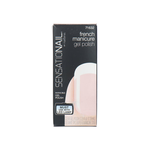 Sensationail Gel Color Vernis à ongles - French Manicure Clear