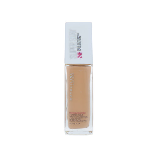 Maybelline SuperStay 24H Full Coverage Foundation - 24 Fair Nude