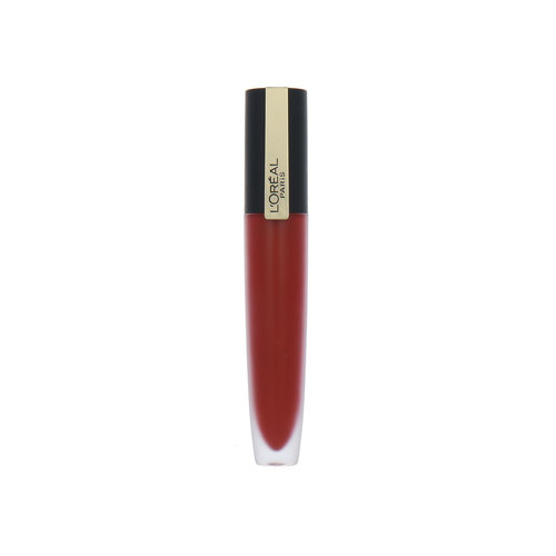 L'Oréal Rouge Signature Matte Liquid Lipstick - 136 Armored