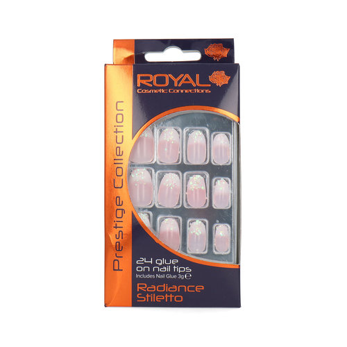 Royal 24 Glue-On Nails - Radiance Stiletto