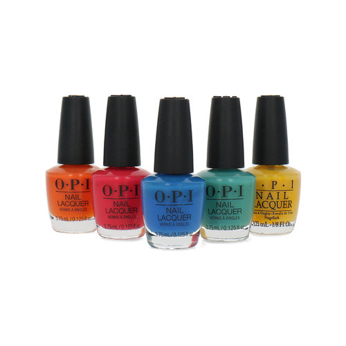 O.P.I Set L Mini Vernis à ongles (5 couleurs)