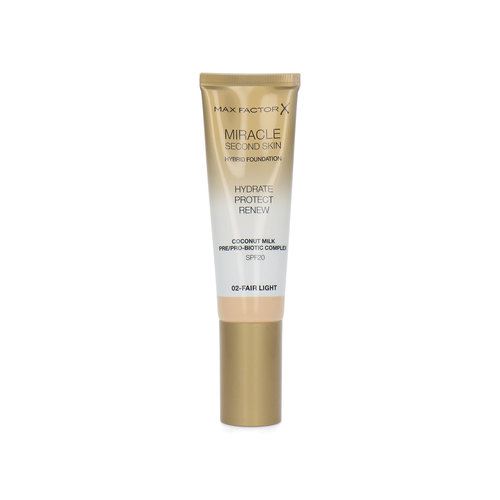 Max Factor Miracle Second Skin Fond de teint - 02 Fair Light