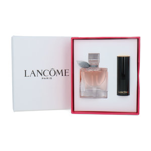 From Lancôme With Happiness Ensemble-Cadeau - La Vie Est Belle 4 ml + Mini Lipstick 202 Nuit & Jour