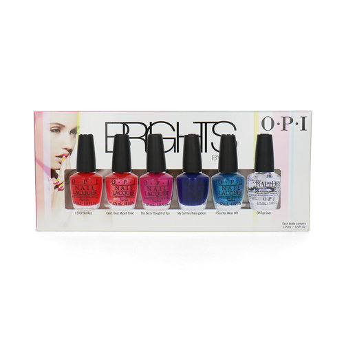 O.P.I Brights Mini Nailpolish Cadeauset