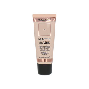 Matte Base Pore Blurring Full Coverage Fond de teint - F1