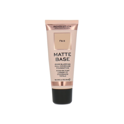 Makeup Revolution Matte Base Pore Blurring Full Coverage Fond de teint - F8.5