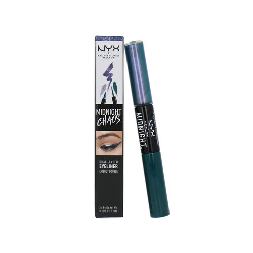 NYX Midnight Chaos Dual Ended Eyeliner - Teal/Metaphysical