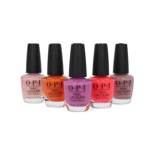 O.P.I Set A8 Mini Vernis à ongles (5 couleurs)