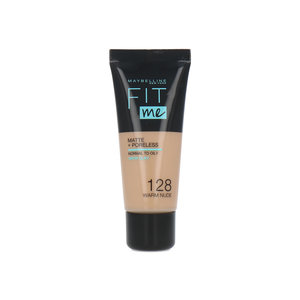 Fit Me Matte + Poreless Fond de teint - 128 Warm Nude