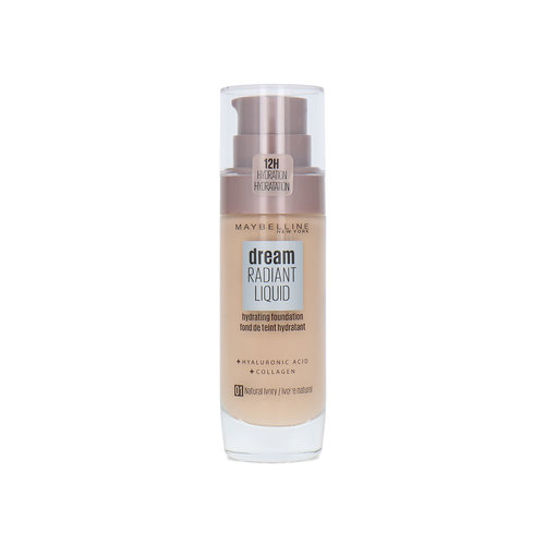 Maybelline Dream Radiant Liquid Foundation - 01 Natural Ivory