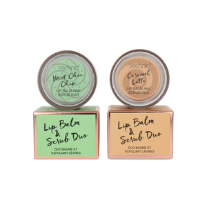 Lip Balm and Scrub Duo - Caramel Latte + Mint Choc Chip (Set van 2)