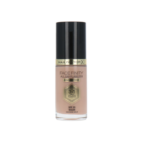 Max Factor Facefinity All Day Flawless 3 in 1 Airbrush Finish Fond de teint - C64 Rose Gold