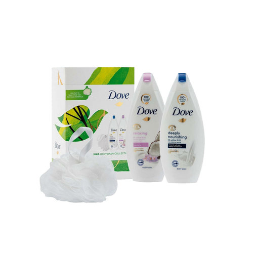 Dove Blissfully Relaxing Bodywash Collection Ensemble-Cadeau - 2 X 225 ml