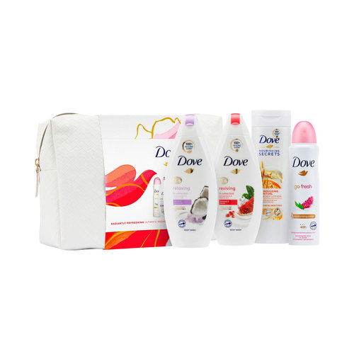 Dove Radiantly Refreshing Ultimate Weekend Beauty Bag Ensemble-Cadeau