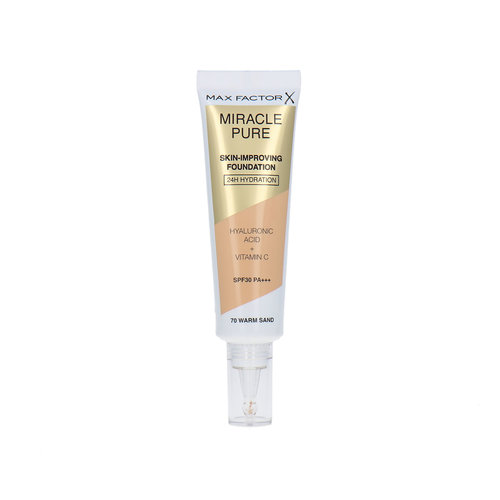 Max Factor Miracle Pure Skin-Improving Fond de teint - 70 Warm Sand