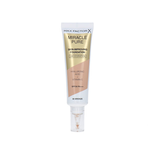 Max Factor Miracle Pure Skin-Improving Foundation - 80 Bronze