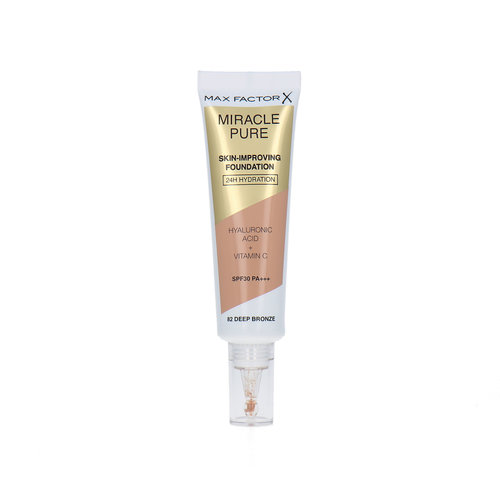 Max Factor Miracle Pure Skin-Improving Fond de teint - 82 Deep Bronze