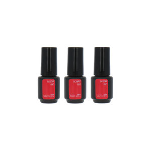 Gel Color Nagellak - Scarlet Red 3 x 3.69 ml (zonder doosje)