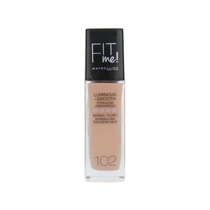 Fit Me Luminous + Smooth Foundation - 102 Fair Ivory