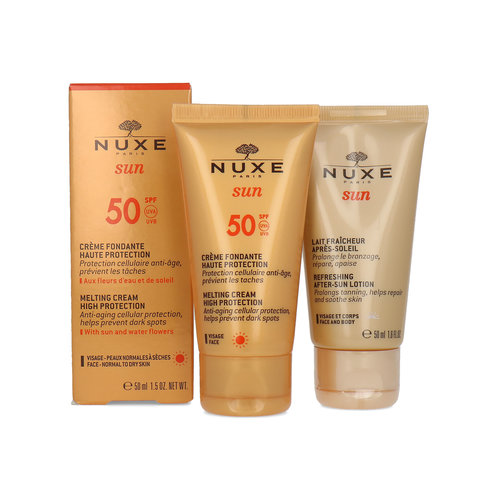 Nuxe Sun High Protection Melting Cream + After Sun Lotion - 2 x 50 ml (SPF 50)