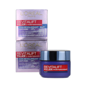 Revitalift Filler Anti-Age Nachtcrème - 50 ml (2 stuks)