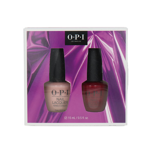 O.P.I Holiday Duo Set Nagellak - Bubble Bath-Malaga Wine