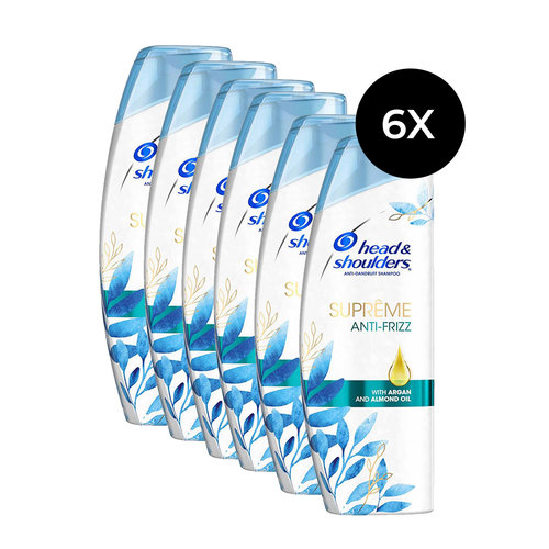 Head & Shoulders Suprême Anti-Frizz Shampoo - 6x 400 ml (anti-frizz)