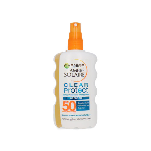 Garnier Ambre Solaire Clear + Protect Spray solaire - 200 ml (SPF 50)