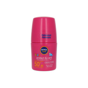 Sun Protect & Care Coloured Roll On Pink Crème solaire - 50 ml (SPF 50+)