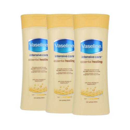 Vaseline Intensive Care Essential Healing Lotion pour le corps - 3 x 400 ml