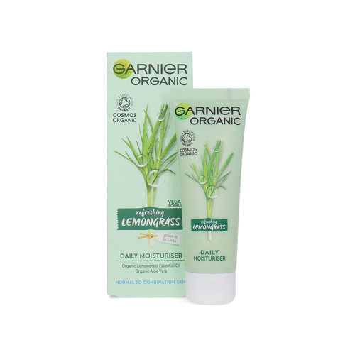 Garnier Organic Refreshing Lemongrass Crème de jour - 50 ml (Pour les peaux normales à mixtes)
