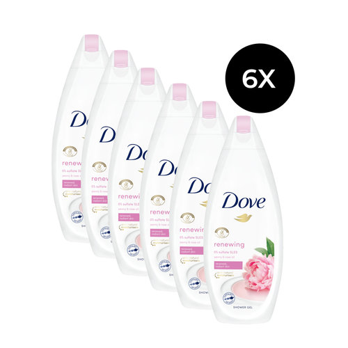 Dove Shower Gel 250 ml - Renewing (6 pièces)