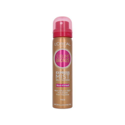 L'Oréal Sublime Bronze Express Mist Face Self-Tanning Non-Tinted - 75 ml