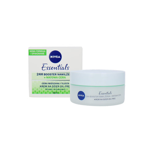 Nivea Essentials 24H Hydration Booster Mattifying Oil-Free Dagcrème - 50 ml (Poolse Verpakking)