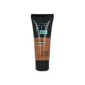 Fit Me Matte + Poreless Foundation - 346 Honey Bronze