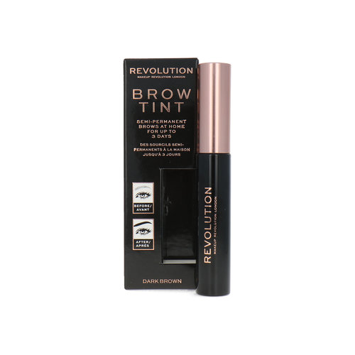 Makeup Revolution Semi- Permanent Brow Tint - Dark Brown