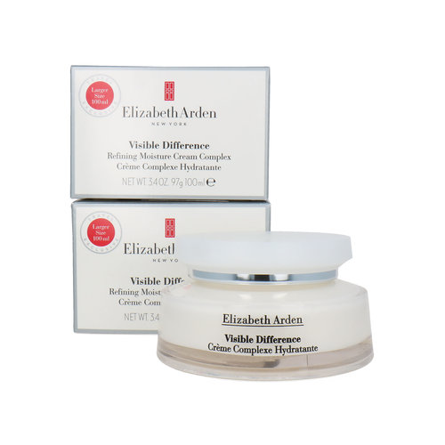 Elizabeth Arden Visible Difference Refining Moisture Cream Complex - 100 ml (2 pièces)