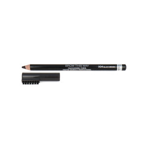 Brow This Way Professional Wenkbrauwpotlood - 004 Black Brown