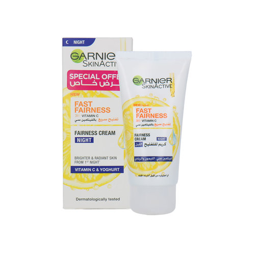 Garnier SkinActive Fast Fairness Vitamin C Night Cream - 50 ml
