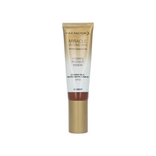 Max Factor Miracle Second Skin Foundation - 13 Deep