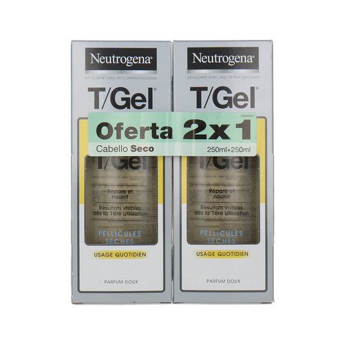 Neutrogena T/Gel Shampoo Duopack - 2 x 250 ml (pour cheveux secs)