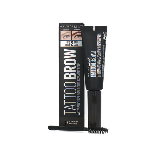 Maybelline Tattoo Brow Waterproof Gel Sourcils - 07 Black Brown