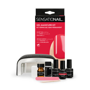 Gel Manicure Starter Kit - Scarlet Red