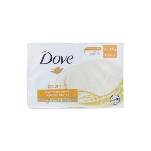 Dove Cream Oil Soap Bar - 4 x 100 gram