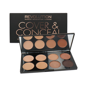 Cover & Conceal Cream Palette - Medium-Dark