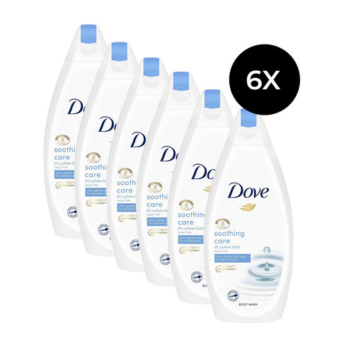 Dove Soothing Care Body Wash - 6 x 450 ml