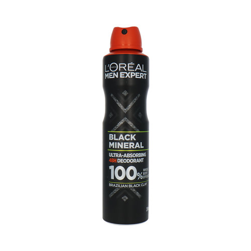 L'Oréal Men Expert Deodorant Spray - 250 ml - Black Mineral