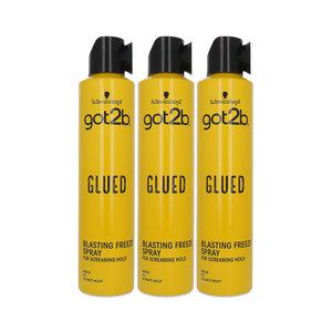 Got2b Glued Blasting Freeze Hairspray - 300 ml (set van 3)