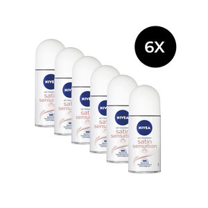 Satin Sensation Roll-on Deodorant - 6 x 50 ml